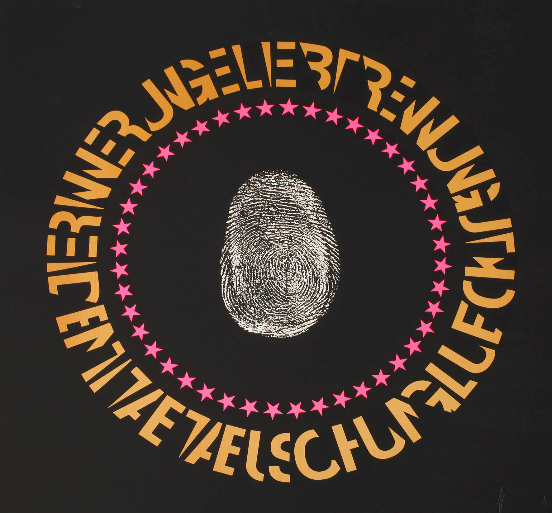 Ferdinand Kriwet, Fingerabdruck