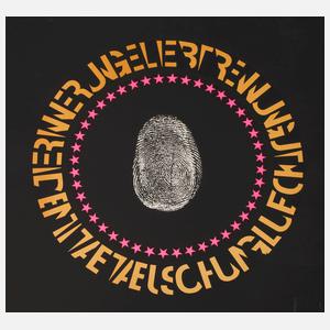 Ferdinand Kriwet, Fingerabdruck