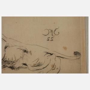 Monogrammist ME, Drei Radierungen