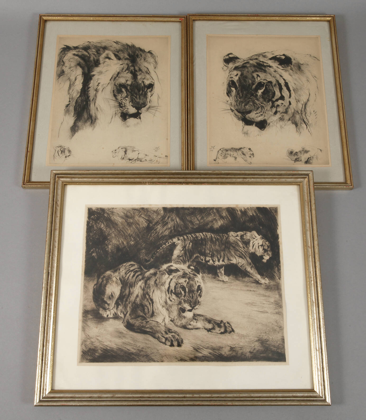 Monogrammist ME, Drei Radierungen