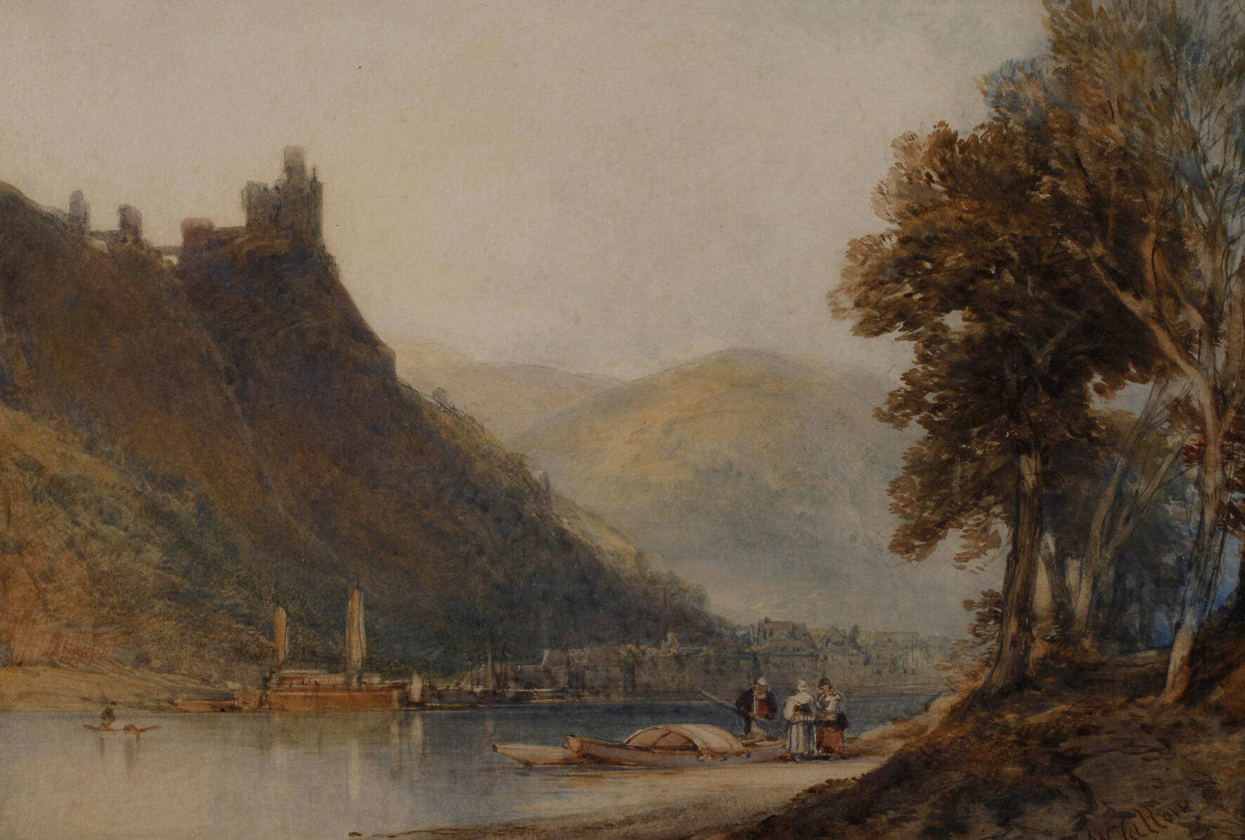 William Callow, An der Mosel