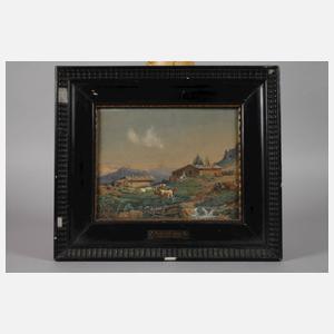 Prof. Johann Nepomuk Ender, attr., Auf der Alm