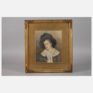 G. F. Koberwein, Bildnis einer jungen Frau