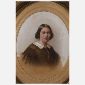 Ferdinand Liebsch, attr, Damenportrait