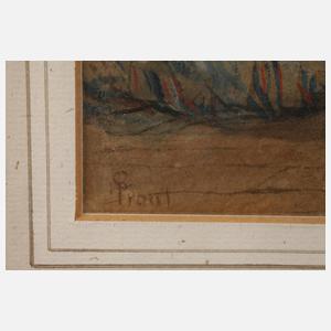 Samuel Prout, Beim Stoffhändler