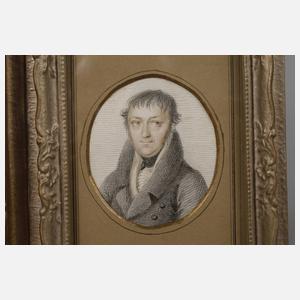 Paar Biedermeierportraits