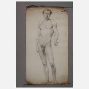 Stehender Männerakt