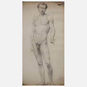 Stehender Männerakt