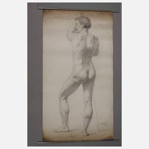 Stehender Männerakt