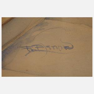 E. Arnold, Blumenstillleben