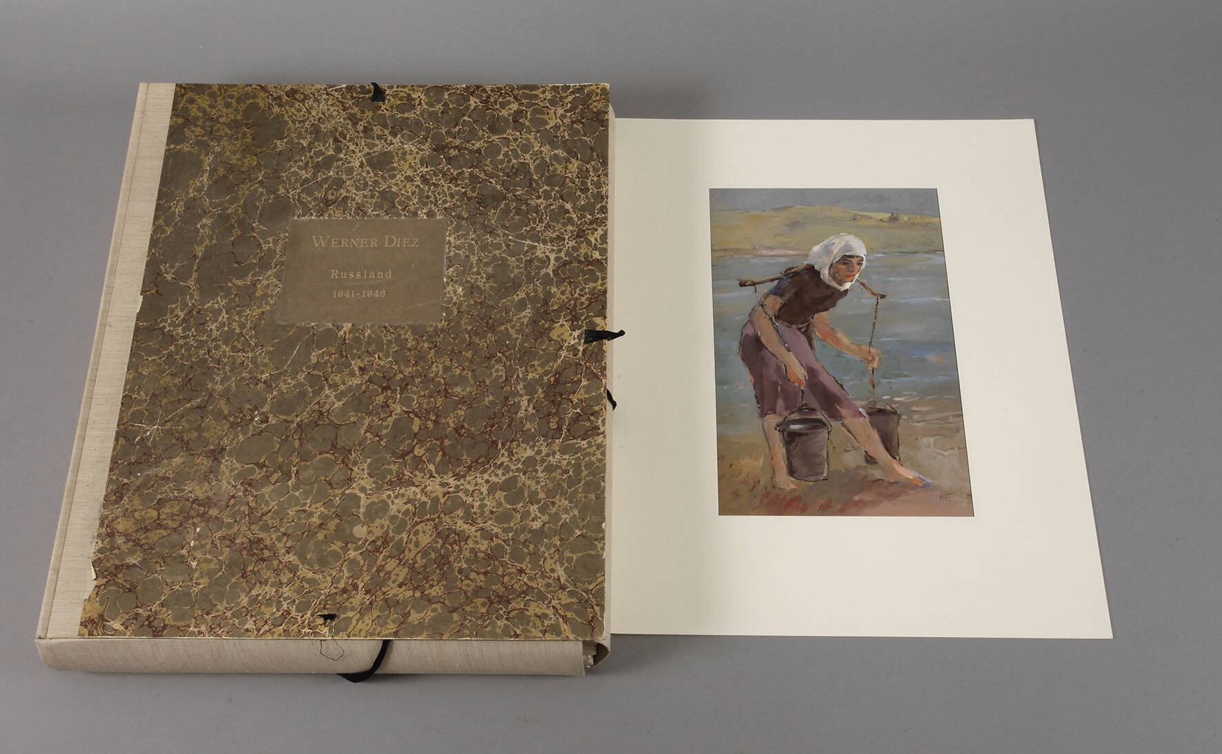 Werner Diez, Sammlung Aquarelle und Zeichnungen