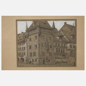 Prof. Hermann Gradl, Vier Nürnbergansichten