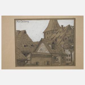 Prof. Hermann Gradl, Vier Nürnbergansichten