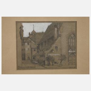 Prof. Hermann Gradl, Vier Nürnbergansichten