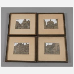 Prof. Hermann Gradl, Vier Nürnbergansichten