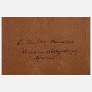 Lo Hiller, "Herbst im Hochgebirge"