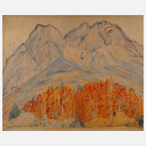 Lo Hiller, "Herbst im Hochgebirge"