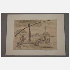 Ernst Holzhäuser, "Dorfbrunnen"