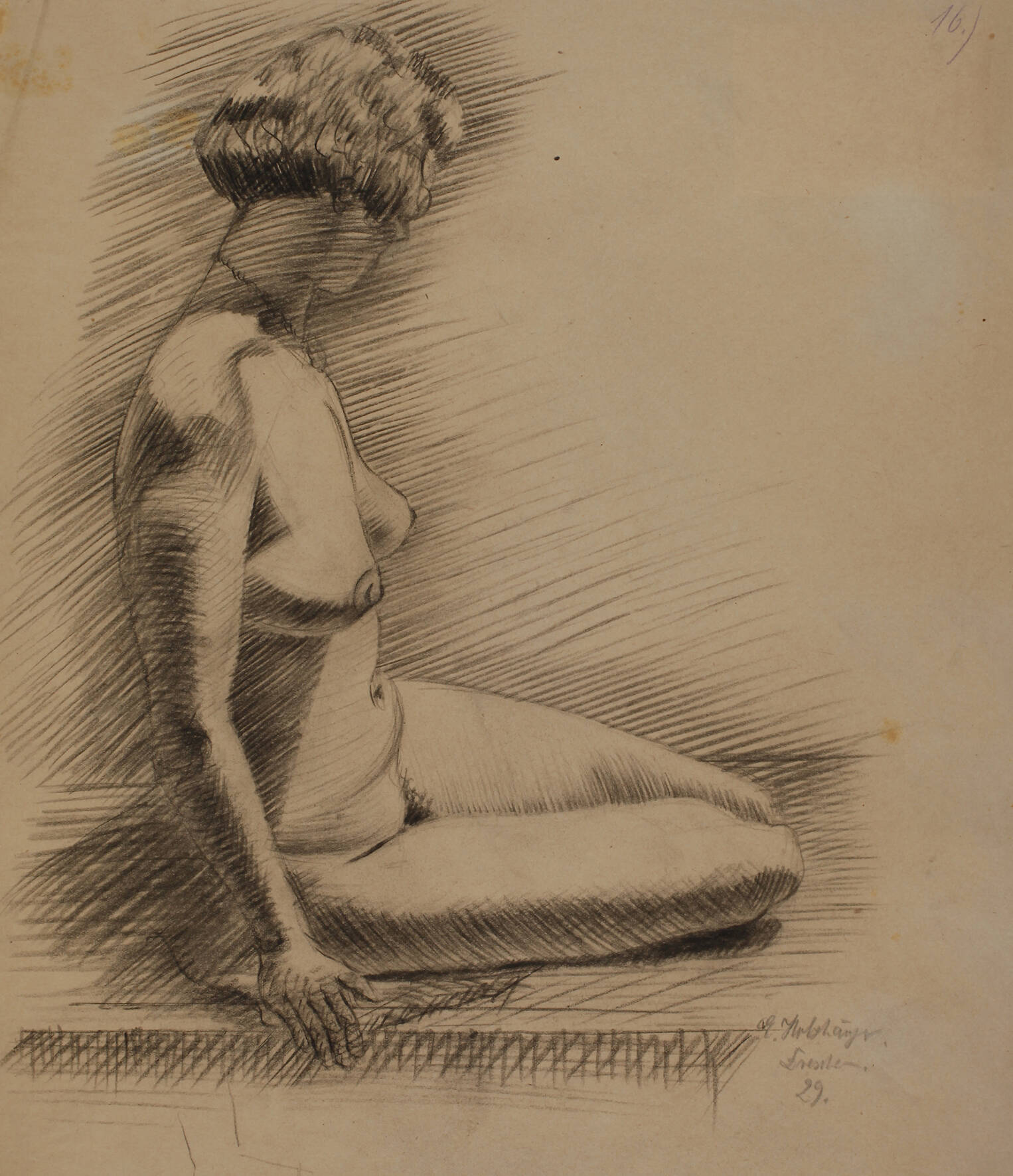 Ernst Holzhäuser, Damenakt