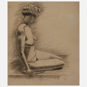 Ernst Holzhäuser, Damenakt