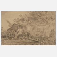 Ernst Holzhäuser, Am Geschütz111