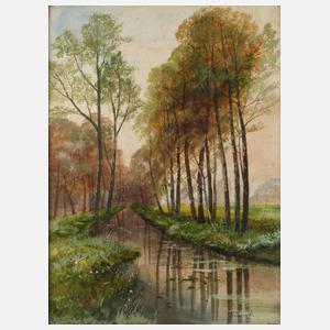 P. H. Janowitz, Birken am Kanal