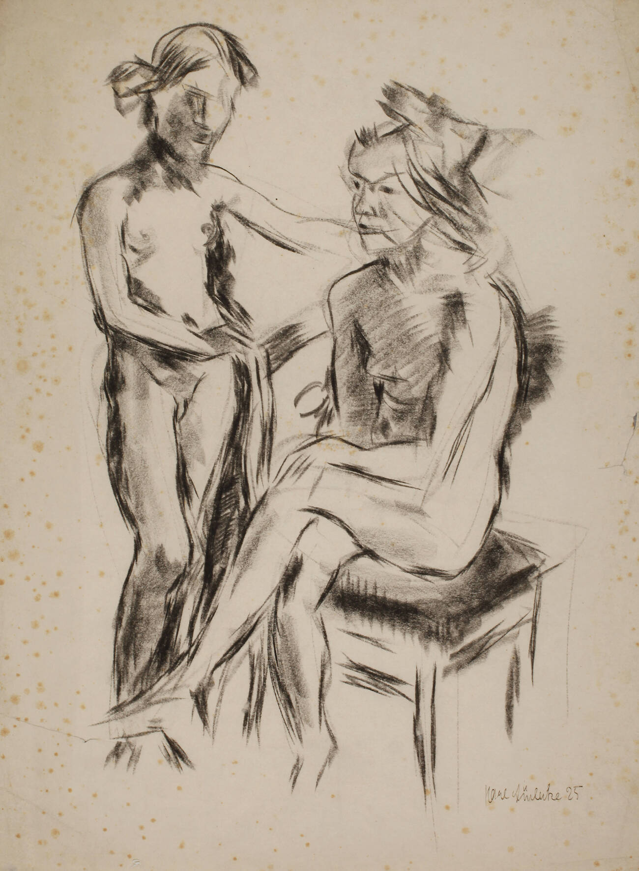 Karl Lüdecke, Zwei Mädchen