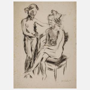 Karl Lüdecke, Zwei Mädchen