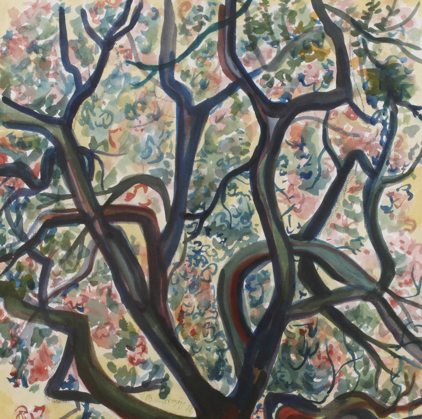 Jörg Schreyögg, Blühender Baum