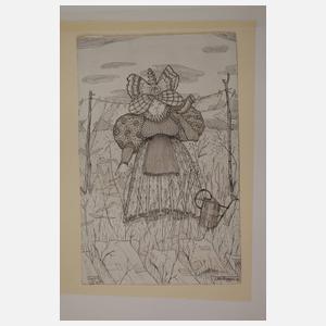 Carl Strathmann, Frau mit Hörrohr