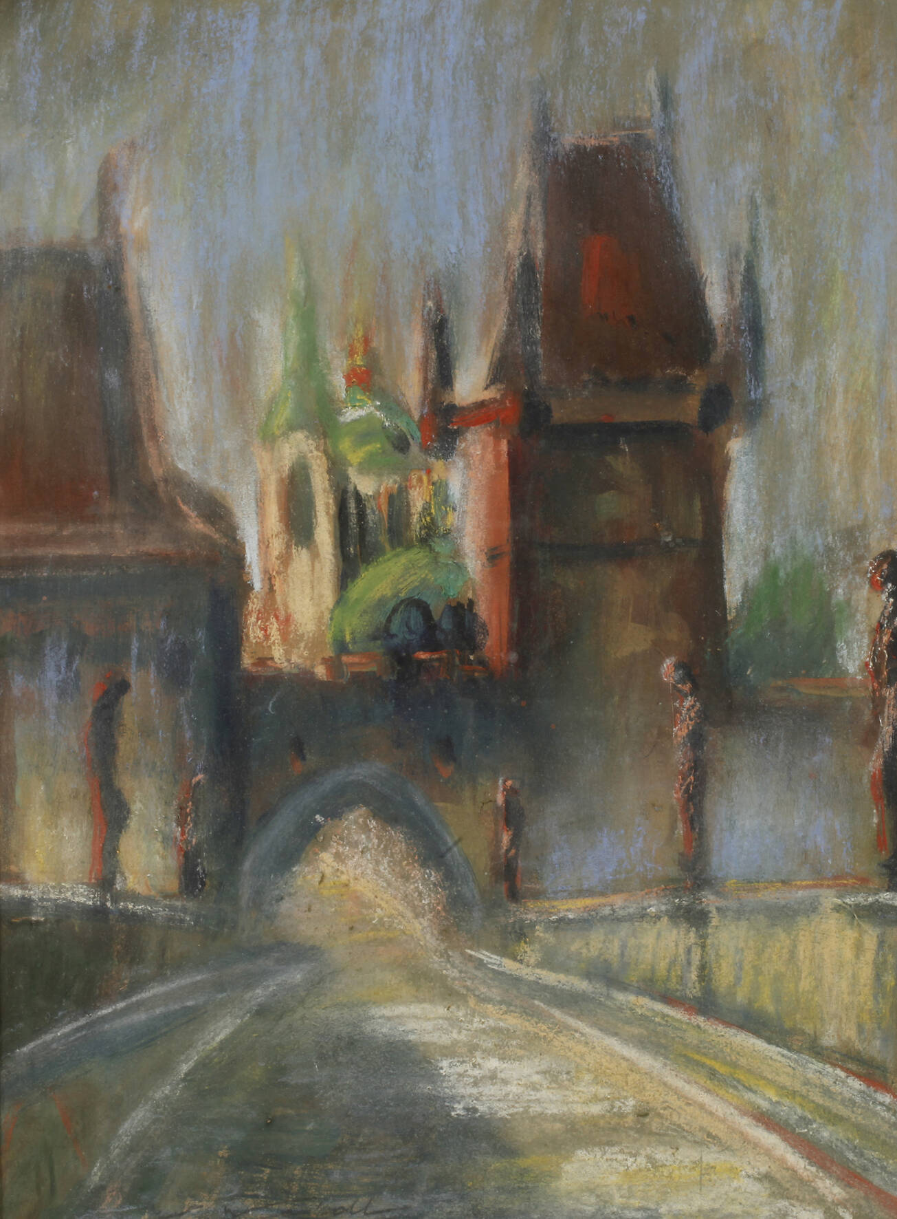 Seff Weidl, Auf der Karlsbrücke in Prag