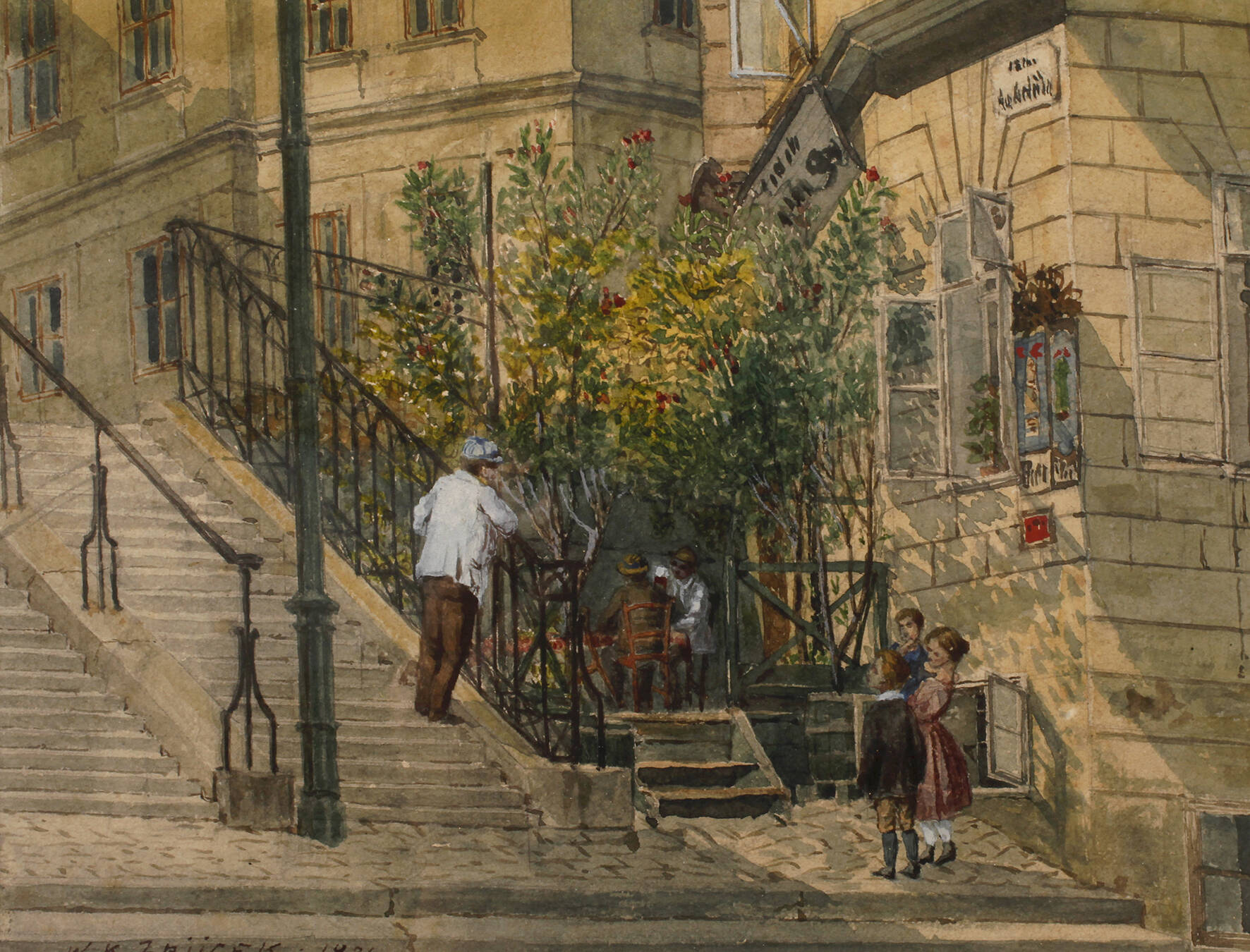 Karl Wenzel Zajicek, Impression aus Alt-Wien