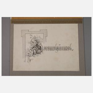 Illustrationszeichnung "Hexenhäusel"