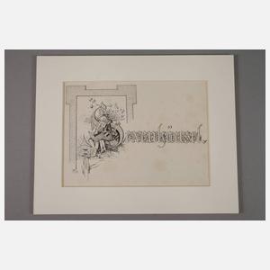 Illustrationszeichnung "Hexenhäusel"