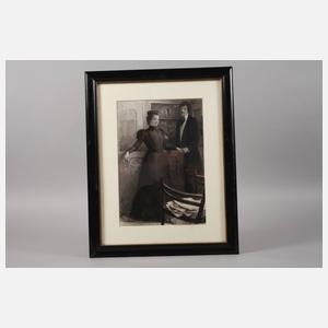 Myrbach, attr., "Zärtlich"