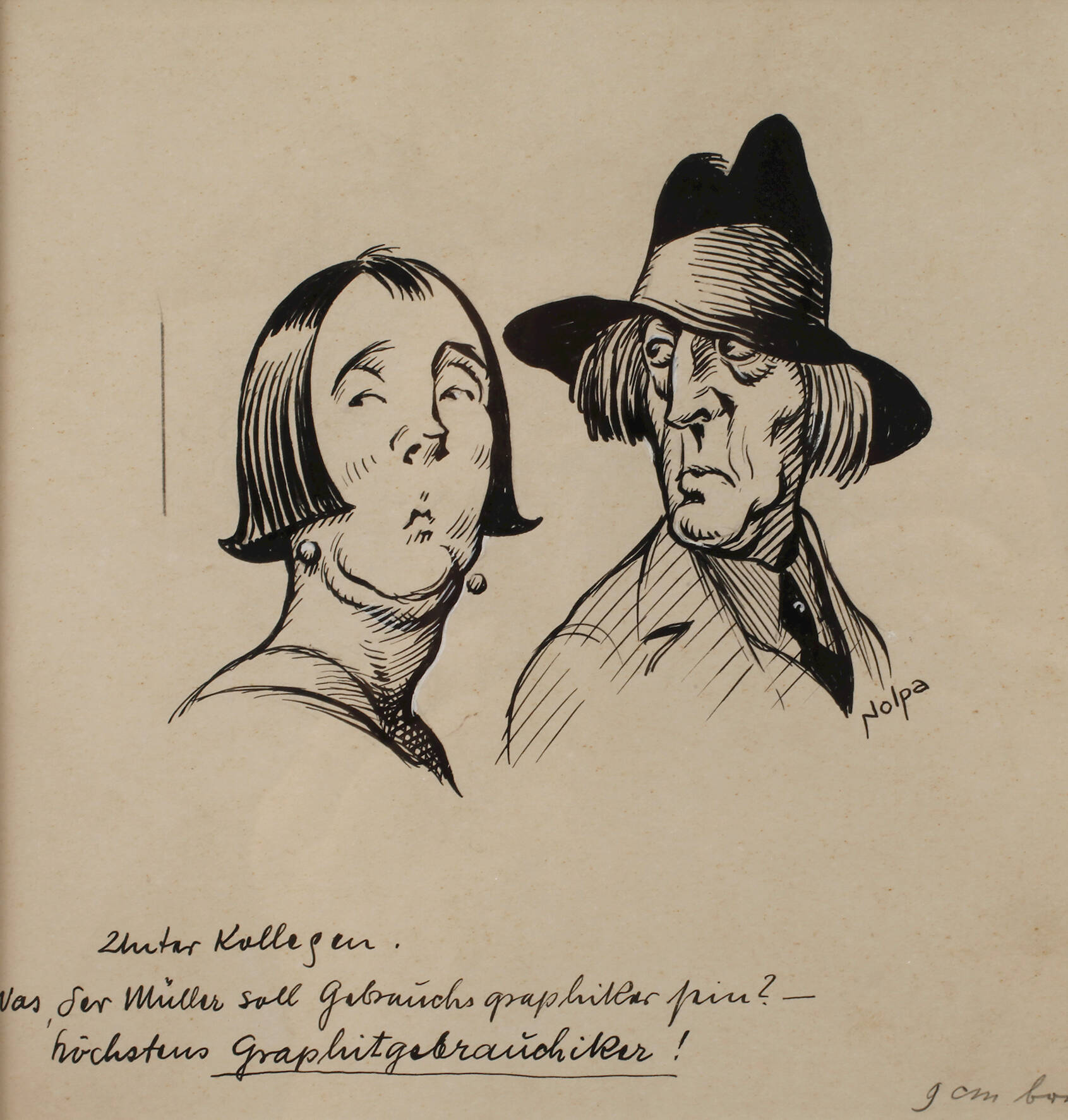 Hans Nolpa, "Unter Kollegen..."