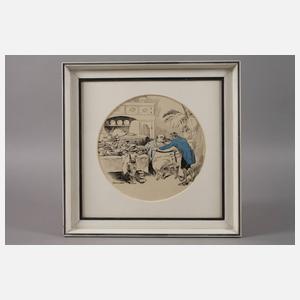 Max Schaberschul, "Bei der Anprobe"