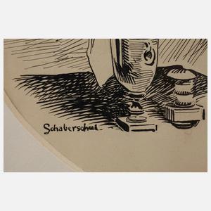 Max Schaberschul, "Bei der Anprobe"