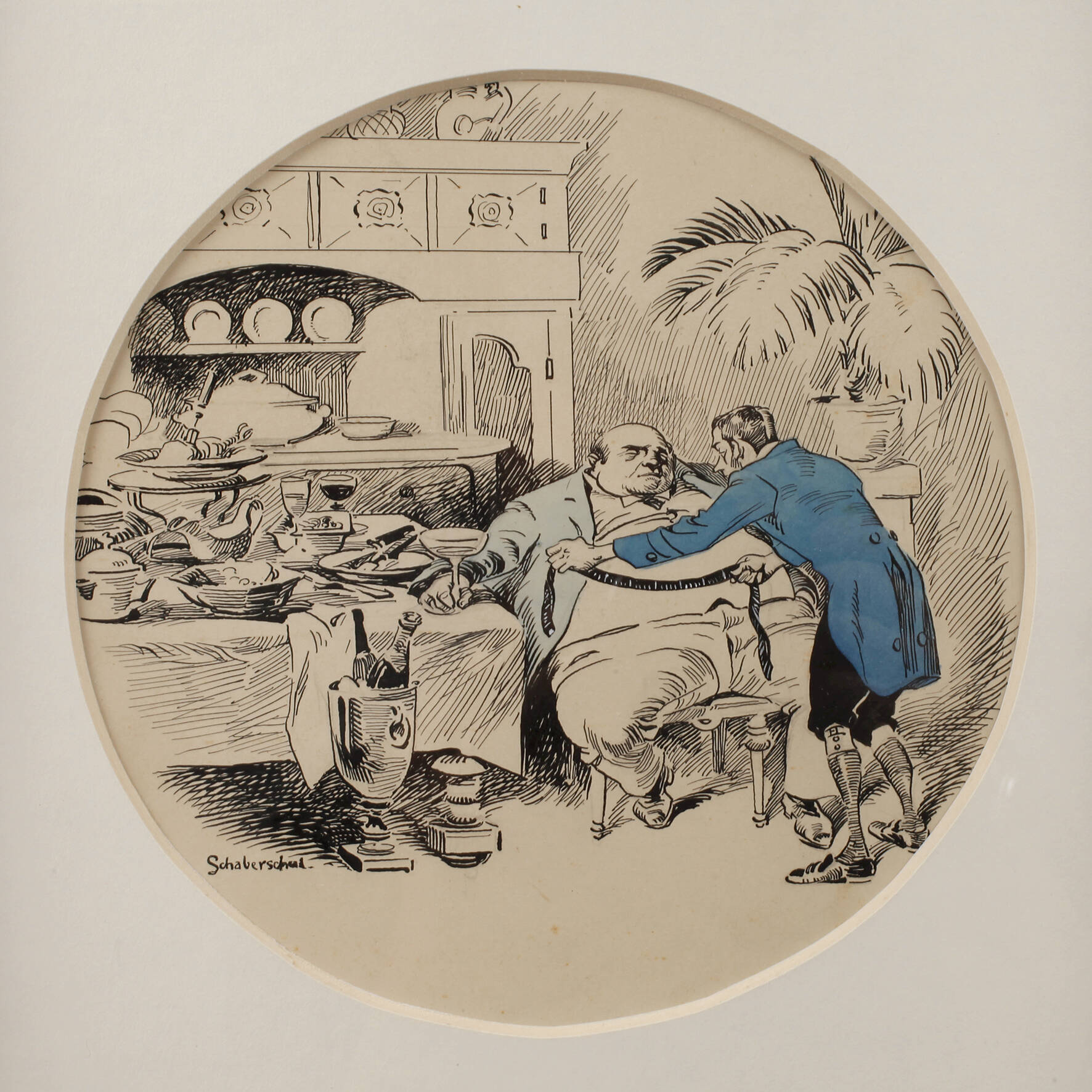 Max Schaberschul, "Bei der Anprobe"