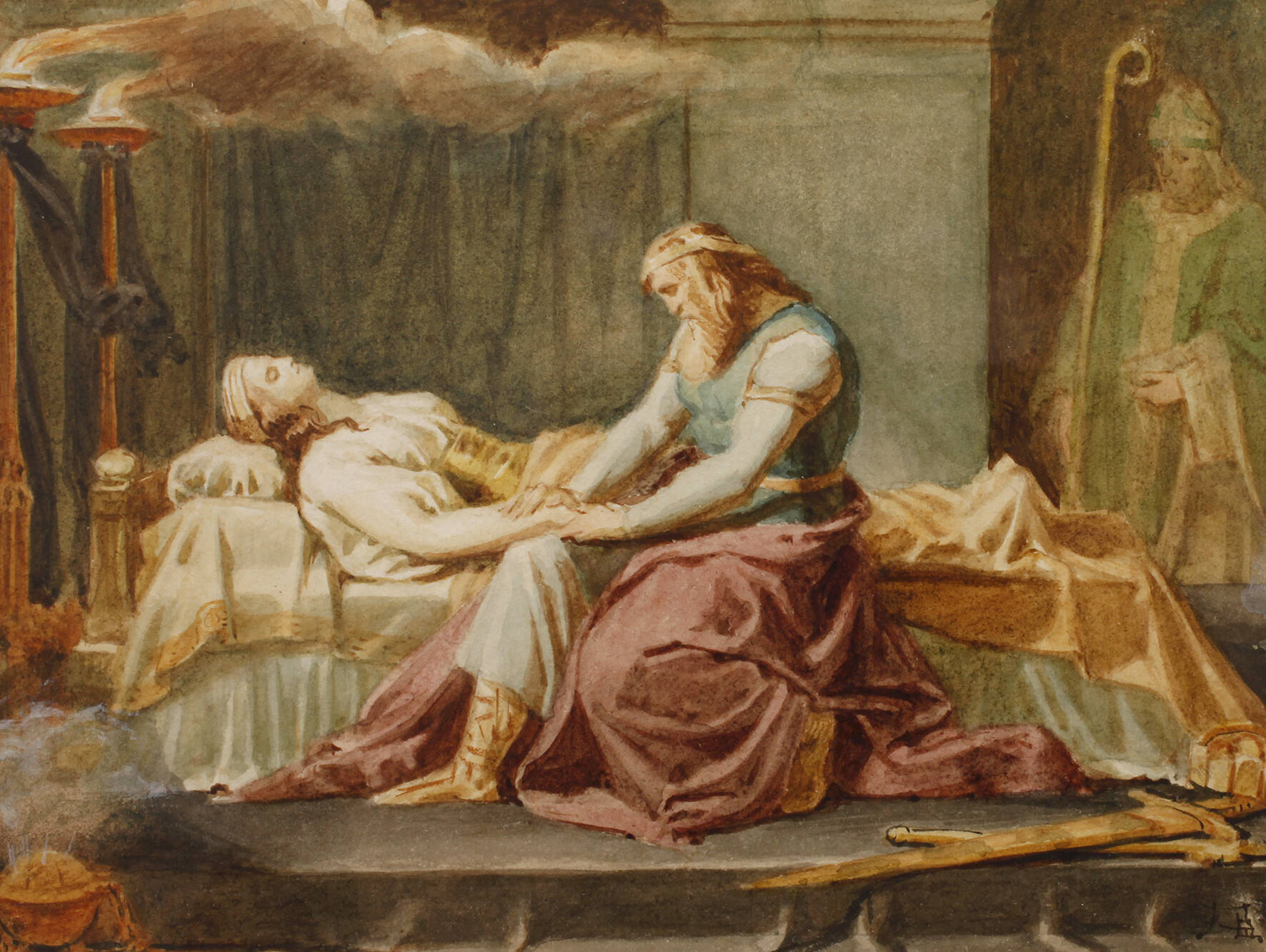 Karl Ludwig A. Ehrhardt, Trauernder Karl der Große