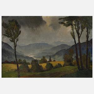 Johannes Beutner, "Landschaft in Oberbayern"