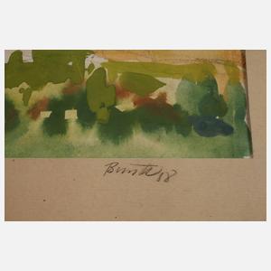 Ernst Bursche, Bei der Ernte