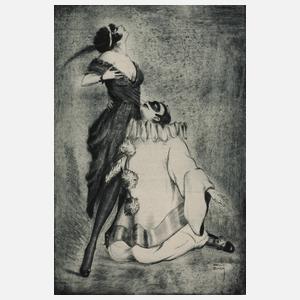 Ernst Busch, Harlekin und Columbine