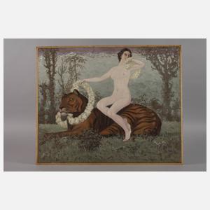 Walther Gasch. "Tigerreiterin"