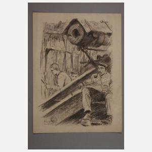 Walther Gasch, Konvolut Handzeichnungen