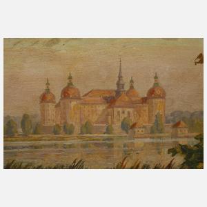 Karl Hübschmann, Blick auf Schloss Moritzburg