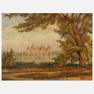Karl Hübschmann, Blick auf Schloss Moritzburg