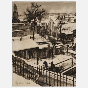 Prof. Richard Müller, "Schneelandschaft"