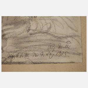 Prof. Richard Müller, Mein Vater auf dem Sterbebett