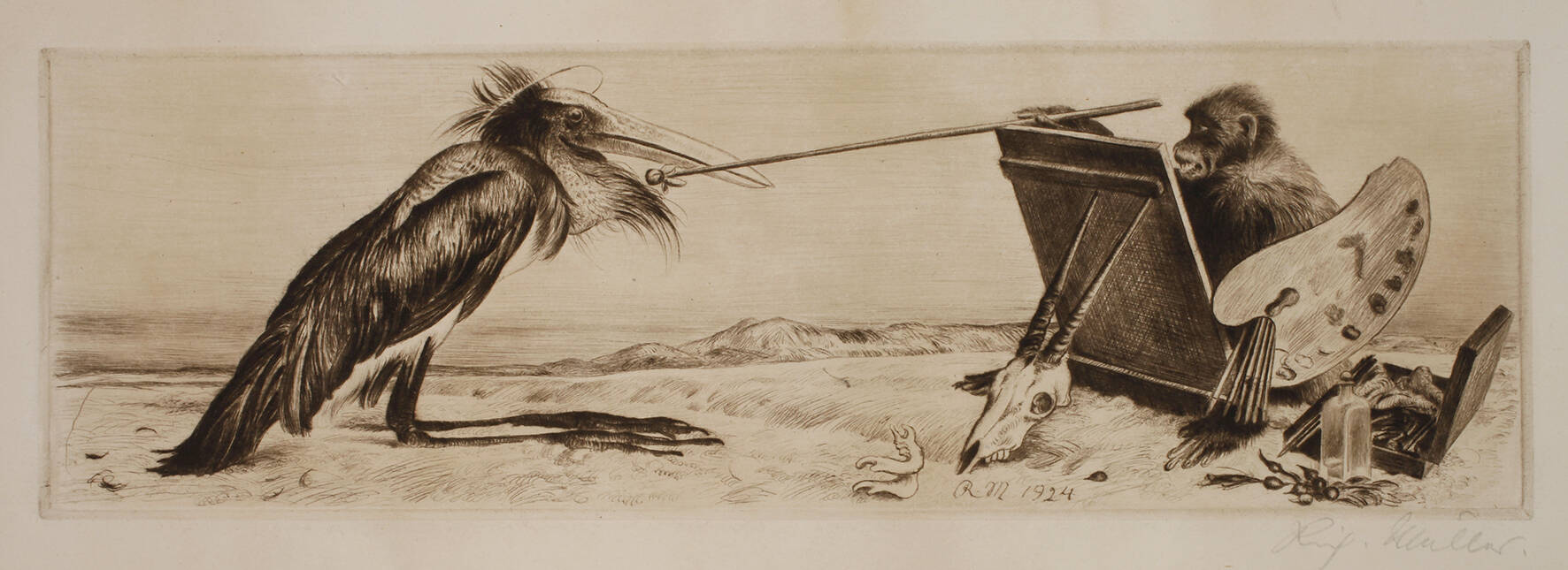 Prof. Richard Müller, "Der Künstler"